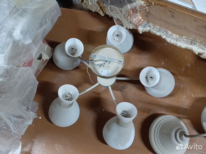 Люстра потолочная бу