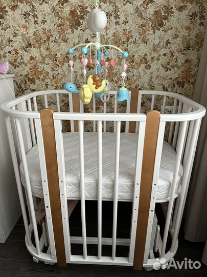 Детский матрас 60/85 на овальную кроватку