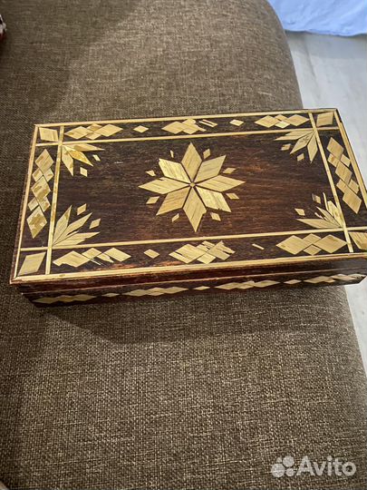 Шкатулка деревянная СССР