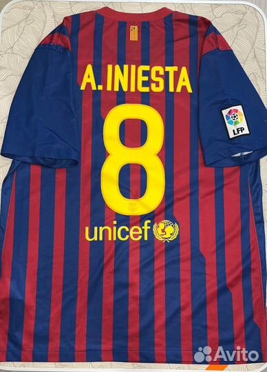 Футболка A.Iniesta 8 FCB