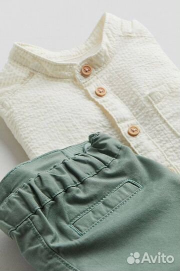 Костюм рубашка и шорты H&M 68,74,80,86