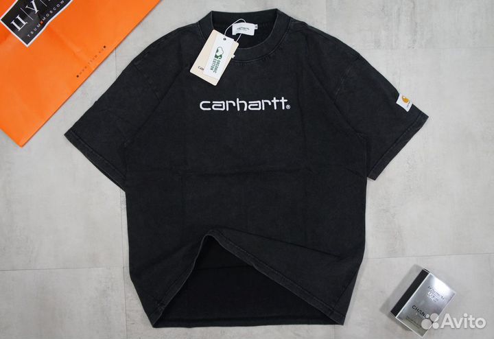 Футболка варенка Carhartt оверсайз новая