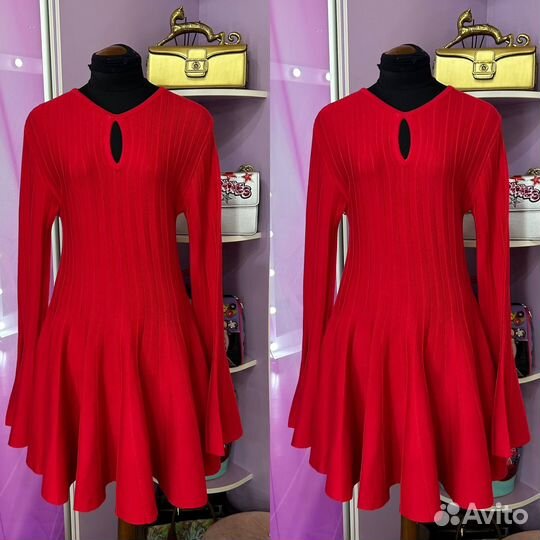 Платье трикотажное