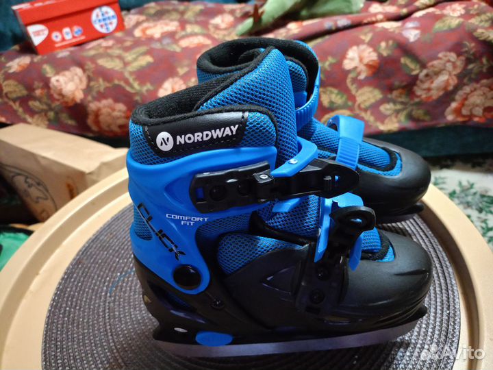 Детские раздвижные коньки Nordway Click 27-30 р