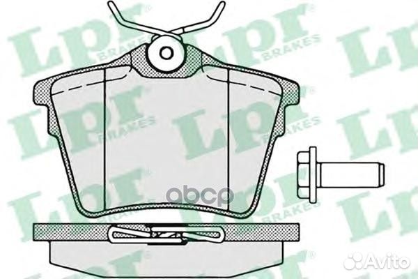 Колодки тормозные citroen C5 08/peugeot 407 04