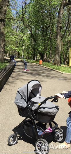 Коляска 2 в 1 Silver Cross Pioneer Eton Grey (Spec