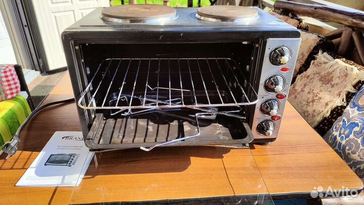 Духовка электрическая мини с 2 комфорками