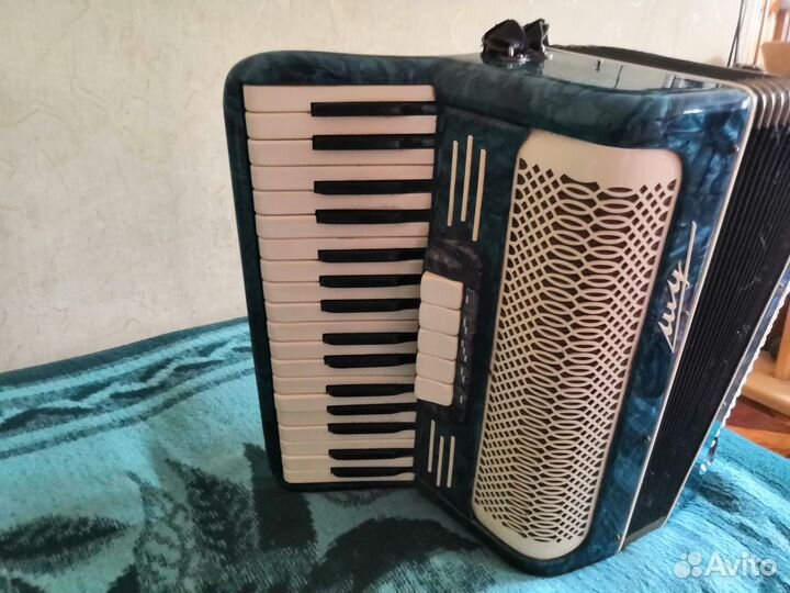 Аккордеон и нотный пюпитр