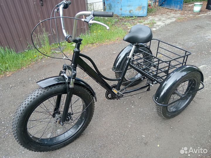 Велосипед FatBike3W, 2023г 3х колесный взрослый