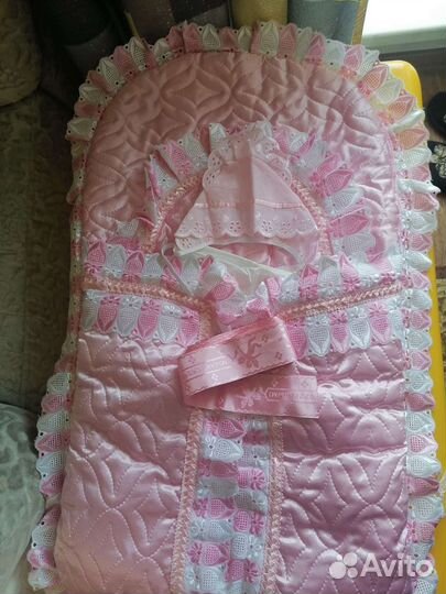 Конверт на выписку для девочки