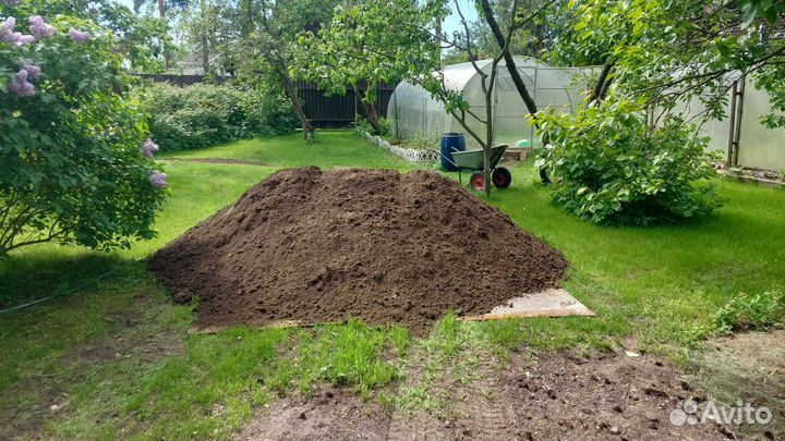 Плодородная земля полевая колхозная