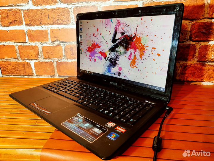 Asus K52D - Turion X2 \ 3 Озу \ 1 GB Видео \ SSD