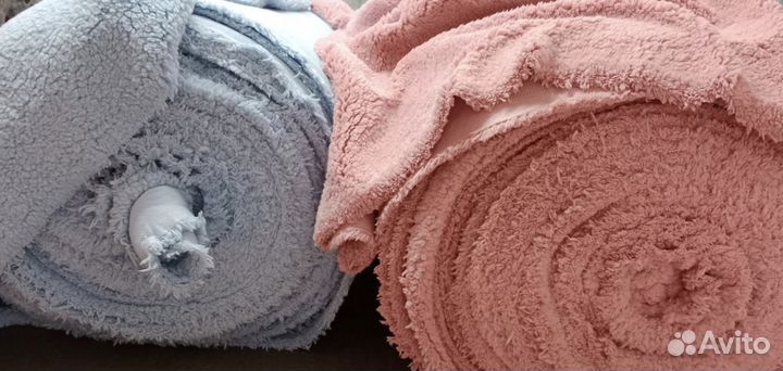 Мех на трикотаже Шерпа