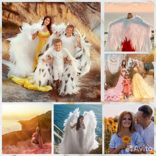 Пакет: 2 Фотографа+Трансфер, Крылья Арки Платья