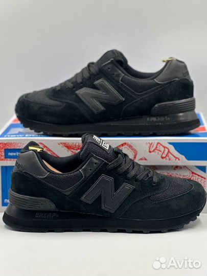 New balance 574 черные