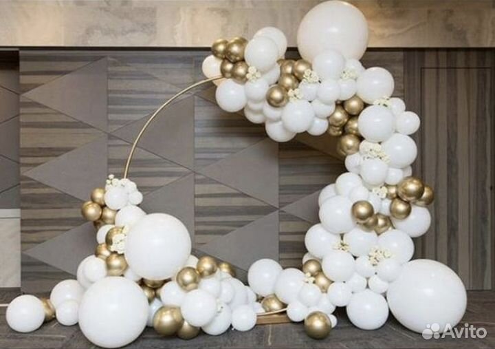 Свадебный декор шарами