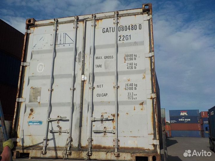 Контейнер 20 футов б/у gatu0804800