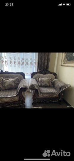 Диван с креслами бу