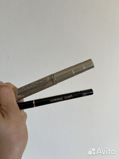 Тушь Telescopis L'oreal, подводка Vivienne Sabo