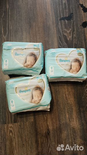 Подгузники pampers premium care 0