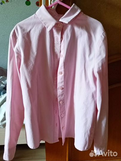 Рубашка школьная 140 девочки