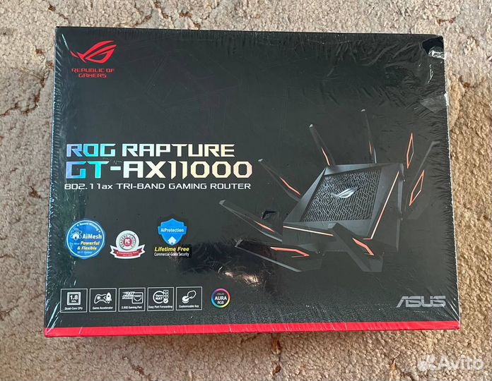 Wi-Fi роутер asus ROG Rapture GT-AX11000