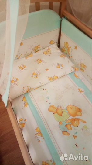 Детский постельный комплет в кроватку