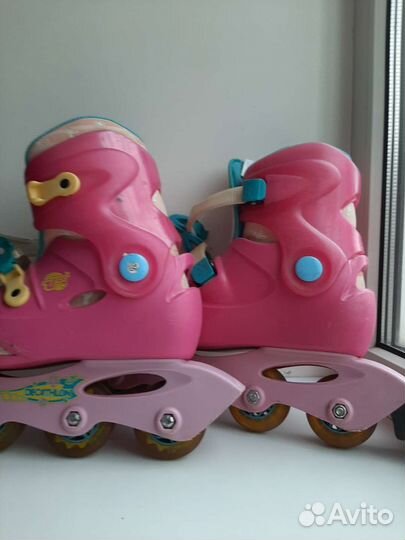 Роликовые коньки детские раздвижные