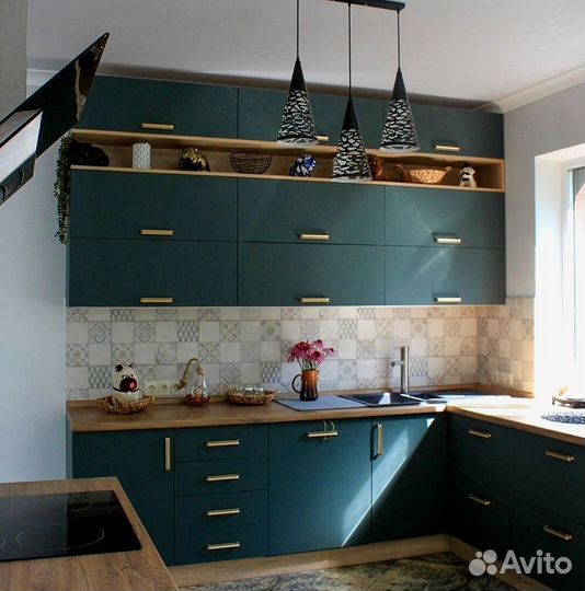 Современная кухня на заказ мдф фасады