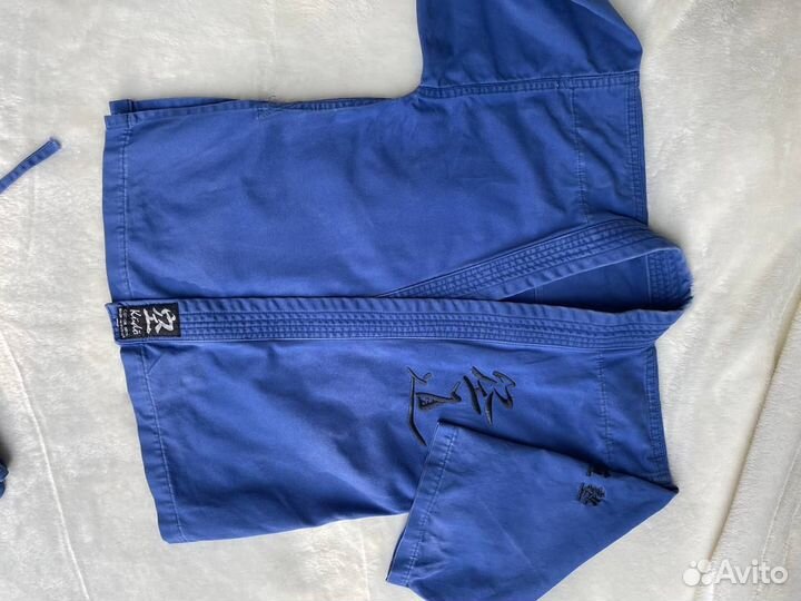 Кимоно для кудо синее