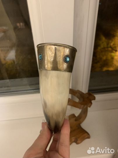 Кубок сувенирный, рог