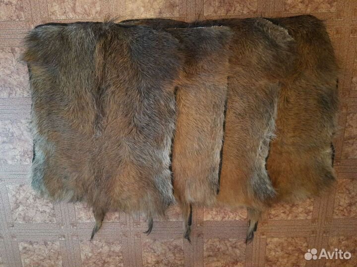 Коврик из шкуры кабана