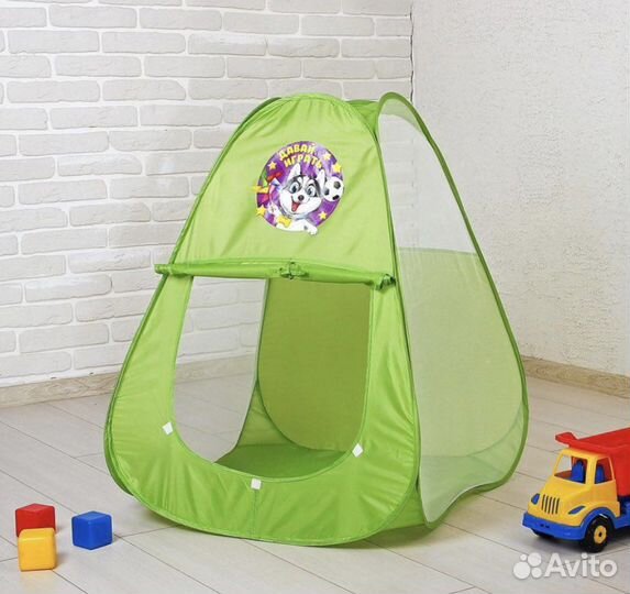 Палатка детская, Хаги Ваги и Киси Миси, куклы и др