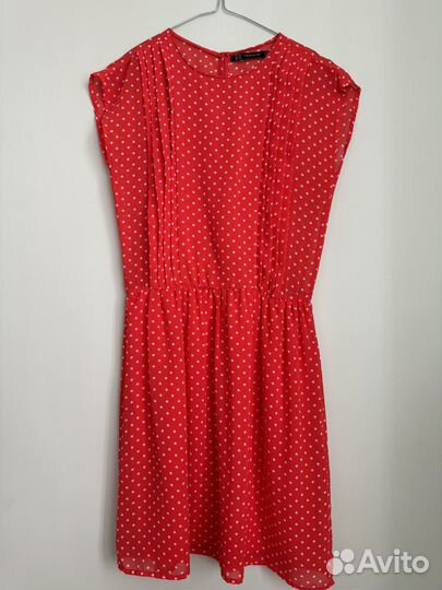 Платье в горошек zara