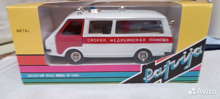Модели автомобилей 1 43 СССР раф скорая помощь