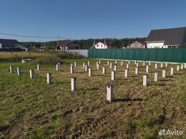 Монтаж жб Сваи под ключ