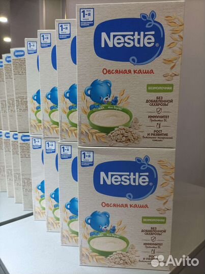 Каши овсяные безмолочные Nestle