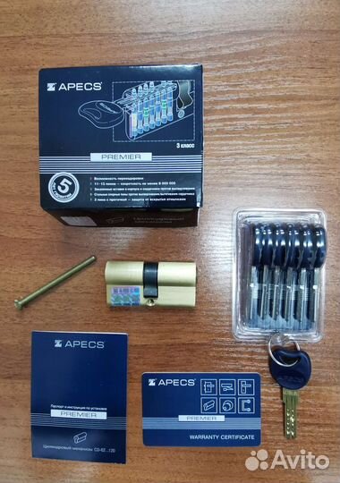 Цилиндровый механизм Apecs CD-62 Premier (новый)