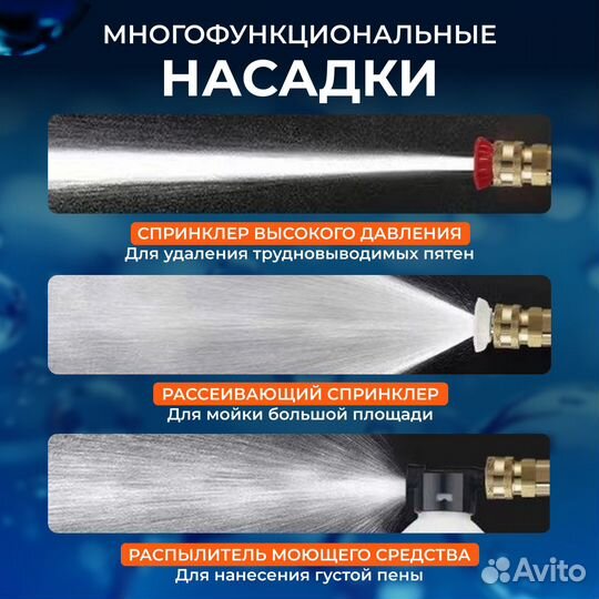 Автомойка аккумуляторная baobioki, мини мойка высо