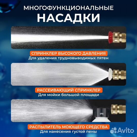 Автомойка аккумуляторная baobioki, мини мойка высо