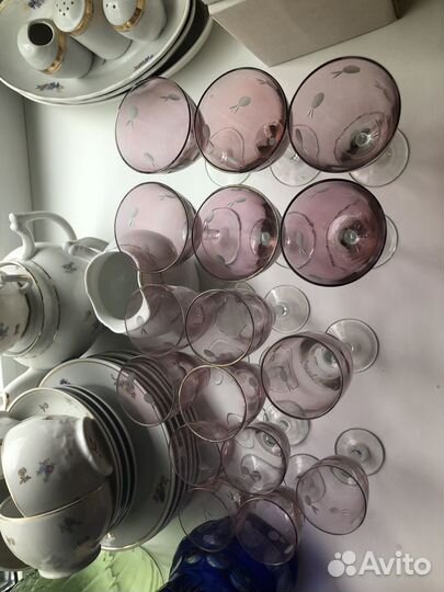 Фужеры хрустальные СССР