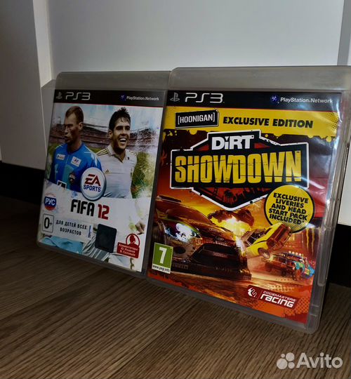 FIFA 12, dirt showdown игры на Playstation 3