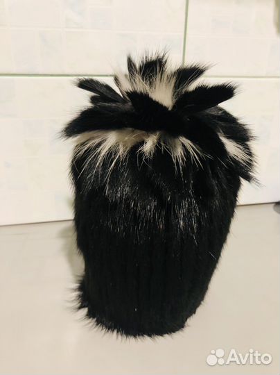 Шапка норковая женская