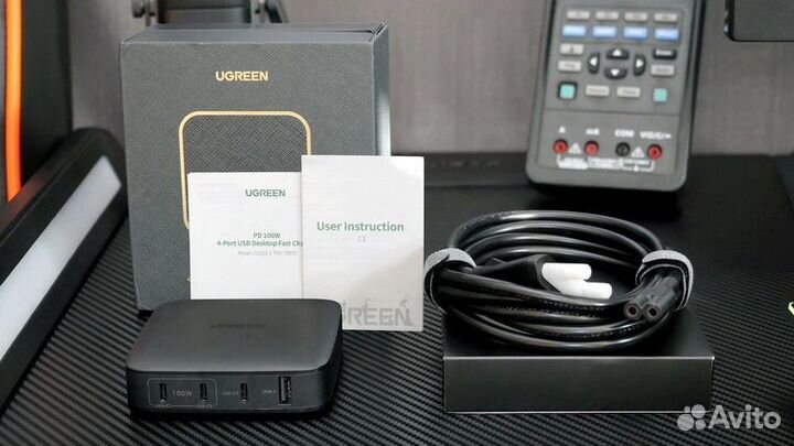 Быстрая зарядка Ugreen 100 Вт 4-порта USB
