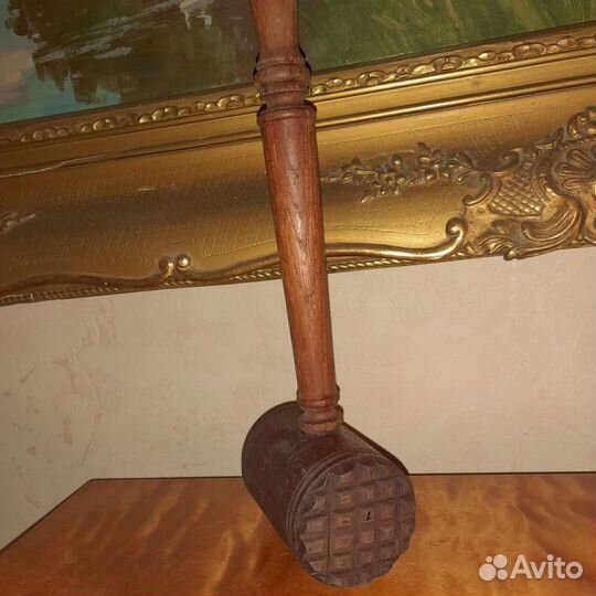 Молоток старинный дерево доя отбивных