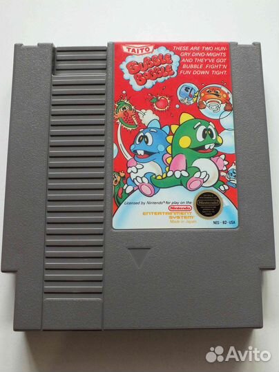 Картридж NES bubble bobble