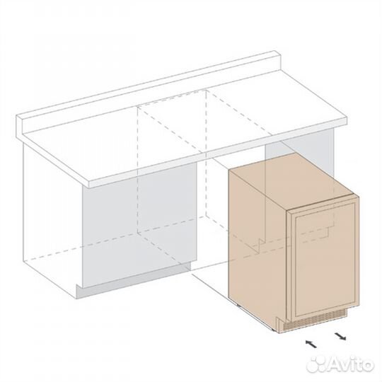 Винный шкаф Dunavox DAU-45.125DW.TO