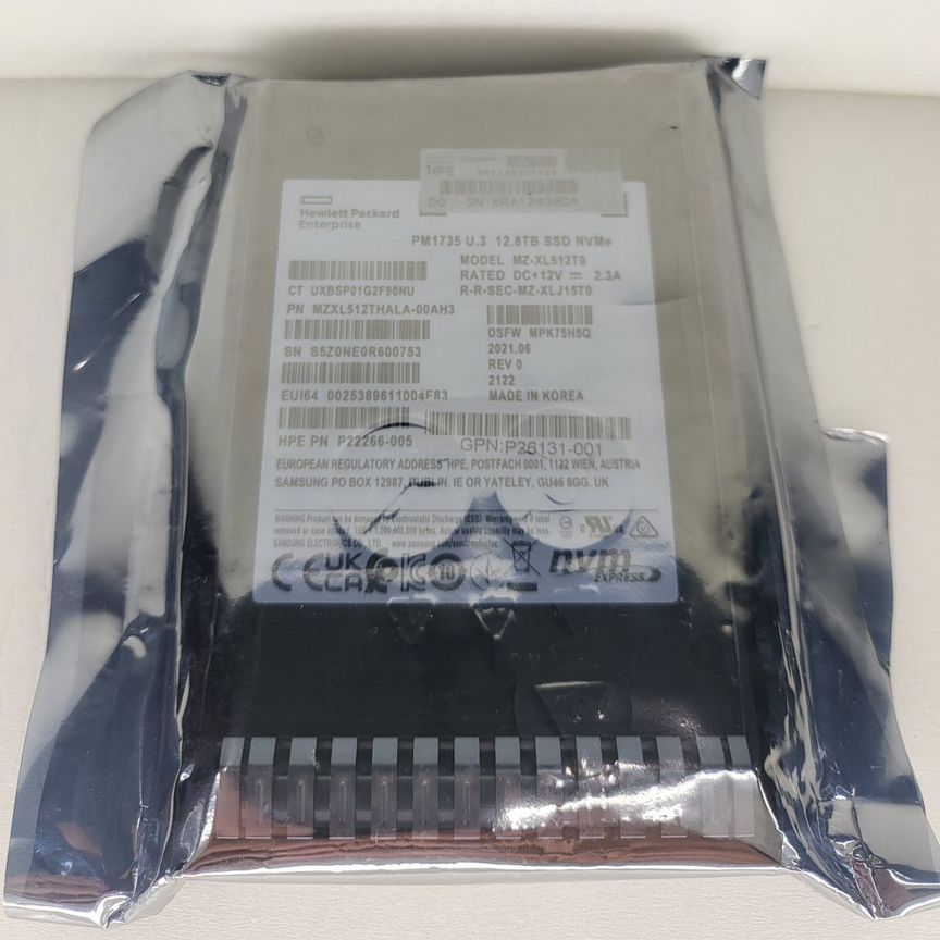 [KPM61VUG12T8] Ssd Samsung Pm1735 12.8 Тб U.3 Nvme Kpm61vug12t8