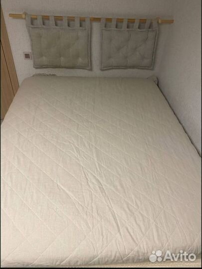 IKEA brimnes Кровать 160x200 см и матрас hyllestad