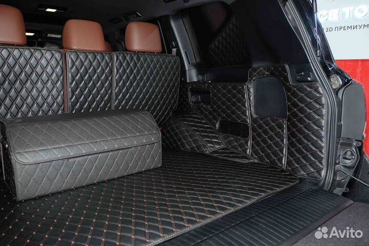 3Д коврики из экокожи Toyota Land Cruiser 200